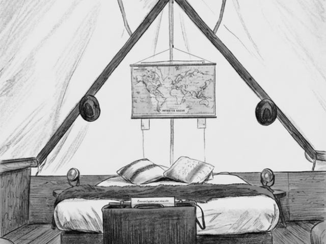 Toile trappeur d'Artémis - Vue intérieure